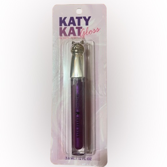 NWT Katy Perry Katy Kat Purple Cat Lip Gloss - Picture 1 of 6